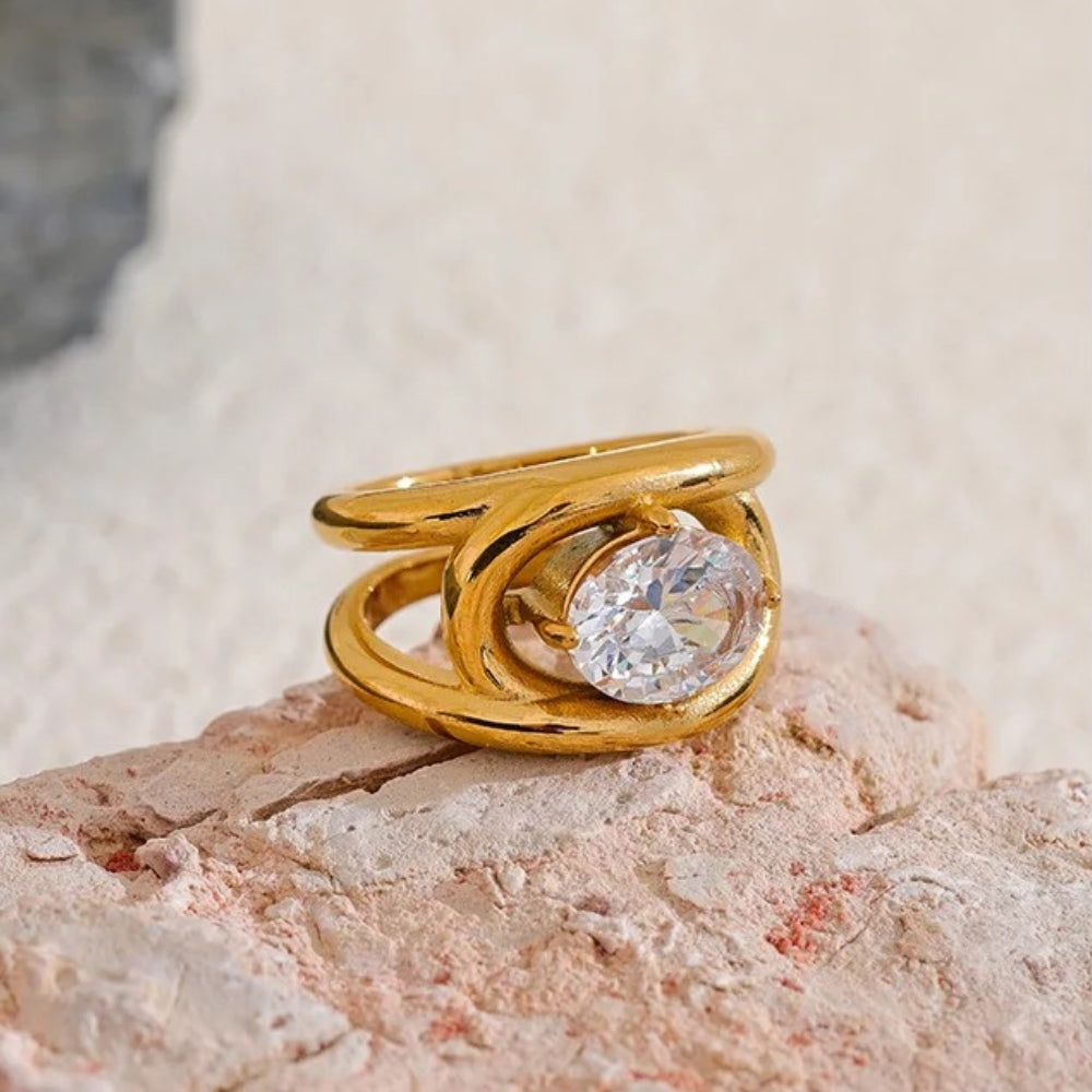 Vintage Luxe Gemstone Ring