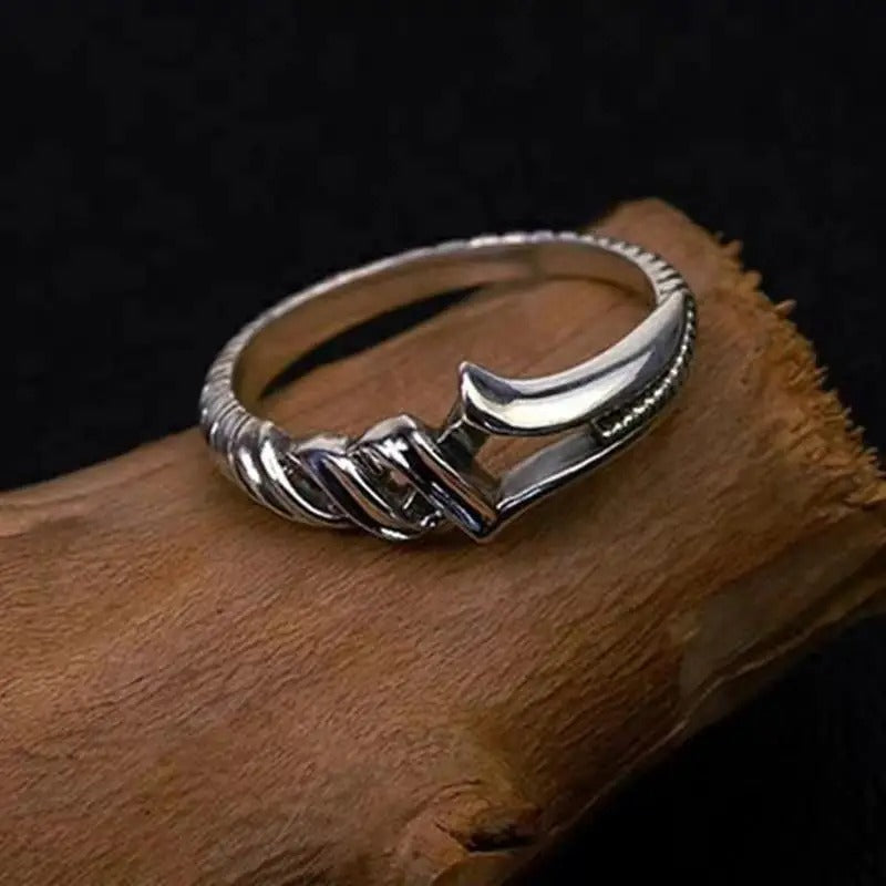 Vintage Silver Sword Adjustable Ring