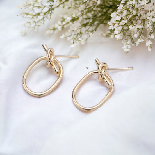 Eliora Twist Hoop Earrings