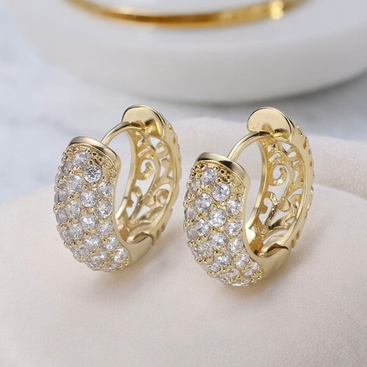 Nadia Huggie Hoop Earrings