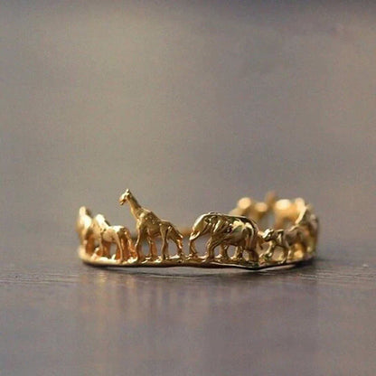 Creative Animal Ring in Gold