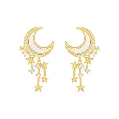 Luxury Moon Shine Earrings