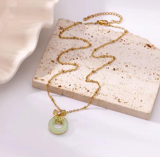 Vintage Beads Chain Gold Necklace