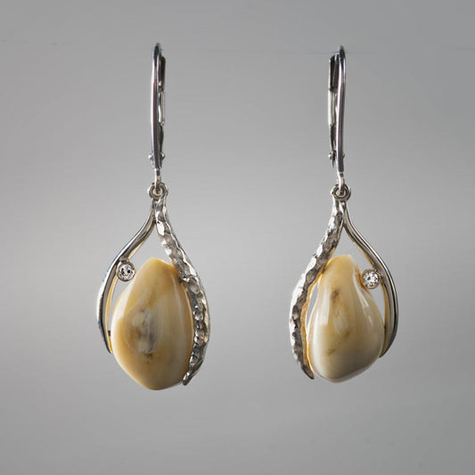 Vintage Nature Stone Bright Earrings