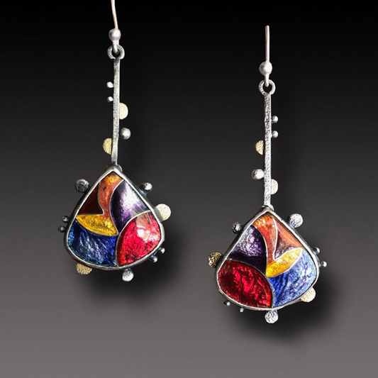 Vintage Colorful Earrings