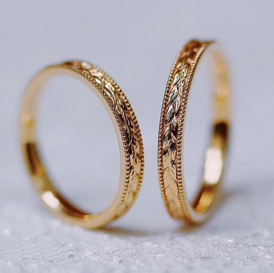 Vintage Couple Ring Set